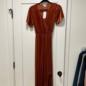 Baltic born velvet midis dress